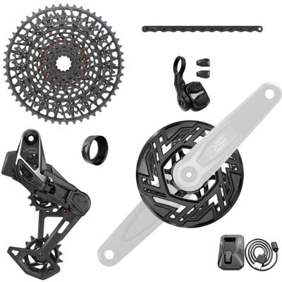 Transmisja Sram X0 AXS Eagle - E-MTB 10-52T, Model 104 BCD T-Type 36T Transmisja Sram X0 AXS Eagle - E-MTB 10-52T, Model 104 BCD T-Type 36T