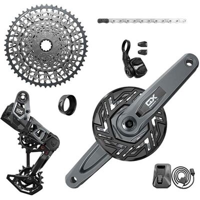 SRAM GX Eagle T-Type E-MTB Bosch Transmissieset 12 snelheden - Zwart SRAM GX Eagle T-Type E-MTB Bosch Transmissieset 12 snelheden - Zwart