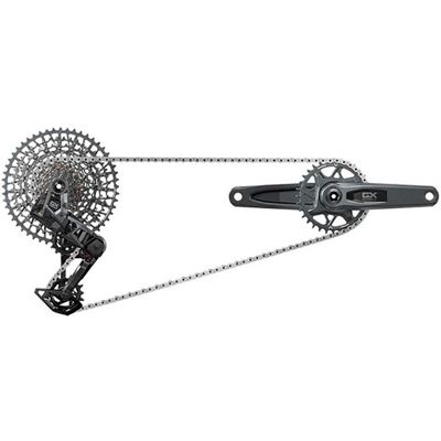 SRAM SRAM GX Eagle T-Type Převodník AXS 12 Rychlostí Sada - Černá SRAM SRAM GX Eagle T-Type Převodník AXS 12 Rychlostí Sada - Černá