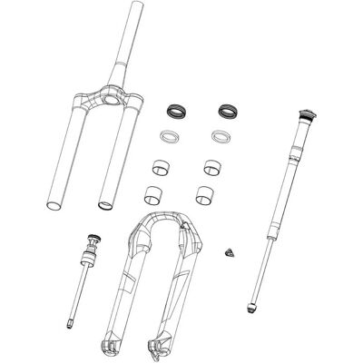 Rockshox Boxxer Ultimate D1+ fietsvoorvork sticker set - Fietsvoorvork sticker set Rockshox Boxxer Ultimate D1+ fietsvoorvork sticker set - Fietsvoorvork sticker set