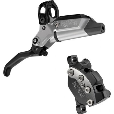 Sram Maven Ultimate Stealth MTB Disc Brake - Black / Silver / Front Sram Maven Ultimate Stealth MTB Disc Brake - Black / Silver / Front