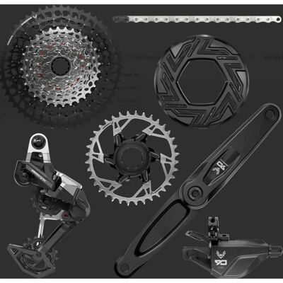 Sram 90 Eagle T-Type E-Bike transmissiegroep - Mountainbike Versnelling Sram 90 Eagle T-Type E-Bike transmissiegroep - Mountainbike Versnelling