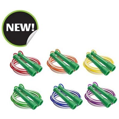 Champion Sports - EXR6SET - 8 ft - Yellow Handle - Jump Rope Champion Sports - EXR6SET - 8 ft - Yellow Handle - Jump Rope