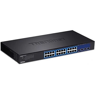 Switch Gestito Gigabit Trendnet TEG-30284 - 24 Porte Rack Switch Gestito Gigabit Trendnet TEG-30284 - 24 Porte Rack