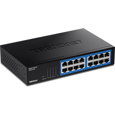 Switch di rete Trendnet TEG-S17D 16 porte - Nero Switch di rete Trendnet TEG-S17D 16 porte - Nero