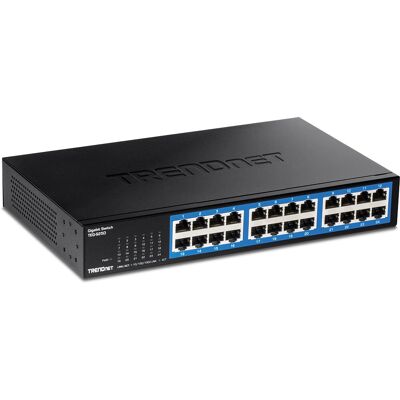 Trendnet Teg-S25d 24-Port Gigabit Ethernet Switch - Desktop & Rack Trendnet Teg-S25d 24-Port Gigabit Ethernet Switch - Desktop & Rack