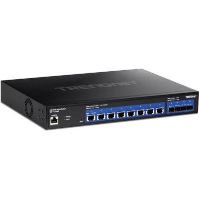 Trendnet TEG-7124WS Managed Netzwerk-Switch - 10G, 8 Ports, 4 SFP+ - Schwarz Trendnet TEG-7124WS Managed Netzwerk-Switch - 10G, 8 Ports, 4 SFP+ - Schwarz