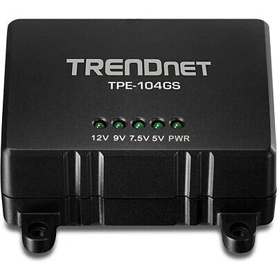 Divisor de rede Trendnet TPE-104GS - Adaptador PoE Divisor de rede Trendnet TPE-104GS - Adaptador PoE