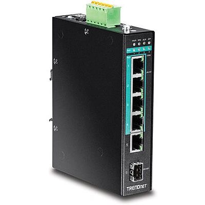 Trendnet TI-PG541 unmanaged Netzwerkswitch - 4 PoE + 1 SFP - Schwarz Trendnet TI-PG541 unmanaged Netzwerkswitch - 4 PoE + 1 SFP - Schwarz