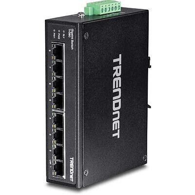 Trendnet TI-G80 8-Port hálózati kapcsoló - nem kezelt, Gigabit, Fekete Trendnet TI-G80 8-Port hálózati kapcsoló - nem kezelt, Gigabit, Fekete