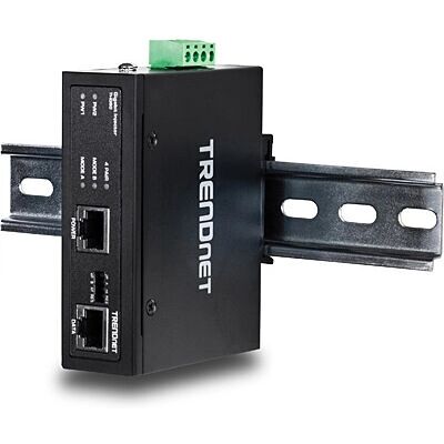 Adaptateur PoE Trendnet TI-IG60 - Ethernet Gigabit - Noir Adaptateur PoE Trendnet TI-IG60 - Ethernet Gigabit - Noir