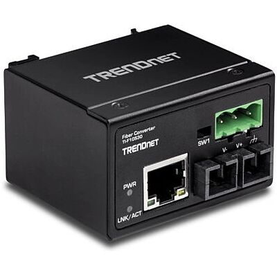 Trendnet TI-F10S30 Netzwerk-Medienkonverter - 200 Mbit/s - Schwarz Trendnet TI-F10S30 Netzwerk-Medienkonverter - 200 Mbit/s - Schwarz