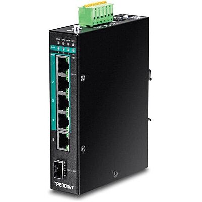 Trendnet TI-PG541i Kezelhető Gigabit Ethernet PoE switch - Fekete Trendnet TI-PG541i Kezelhető Gigabit Ethernet PoE switch - Fekete