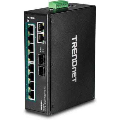 Trendnet TI-PG102 Switch nätverk - Ostyrd Gigabit Ethernet PoE - 10/100/1000 Mbps - Svart Trendnet TI-PG102 Switch nätverk - Ostyrd Gigabit Ethernet PoE - 10/100/1000 Mbps - Svart