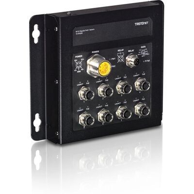Switch di rete PoE gestito TRENDnet TI-TPG80 - 8 Porte, Industriale Switch di rete PoE gestito TRENDnet TI-TPG80 - 8 Porte, Industriale