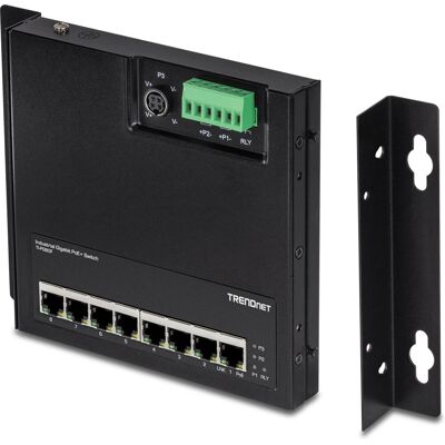 Trendnet TI-PG80F Industriell Unverwaltet Gigabit PoE Switch - 8 Ports Trendnet TI-PG80F Industriell Unverwaltet Gigabit PoE Switch - 8 Ports