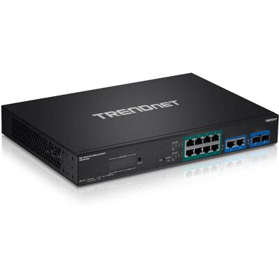 Trendnet TPE-3012LS Managed Gigabit Ethernet Switch - 8 PoE+ 2 SFP Trendnet TPE-3012LS Managed Gigabit Ethernet Switch - 8 PoE+ 2 SFP