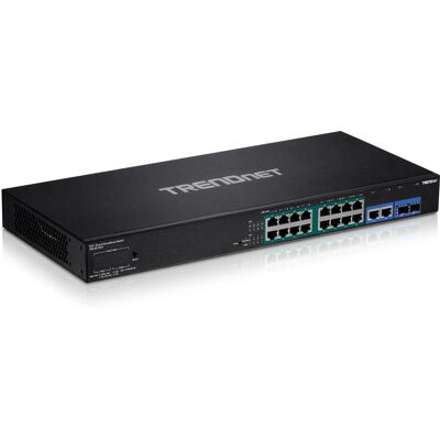 Switch Trendnet TPE-3018LS Géré Gigabit Ethernet - 8 Ports + 2 SFP - Montage en Rack - Publicité Switch Trendnet TPE-3018LS Géré Gigabit Ethernet - 8 Ports + 2 SFP - Montage en Rack - Publicité