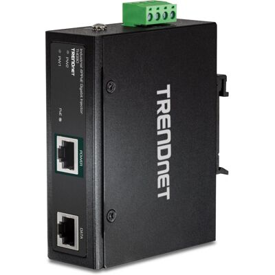 Trendnet TI-IG90 - PoE-adapter - Fali szerelés - Ethernet LAN RJ45 Trendnet TI-IG90 - PoE-adapter - Fali szerelés - Ethernet LAN RJ45