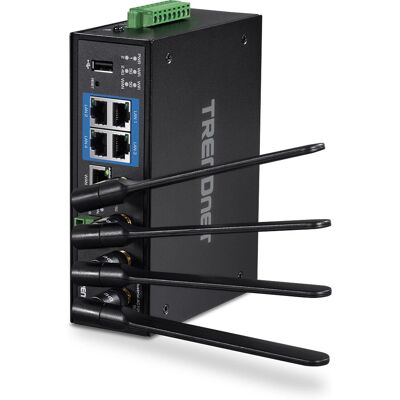 Trendnet TI-W100 WLAN-Router - Dualband WiFi 5 - Schwarz Trendnet TI-W100 WLAN-Router - Dualband WiFi 5 - Schwarz
