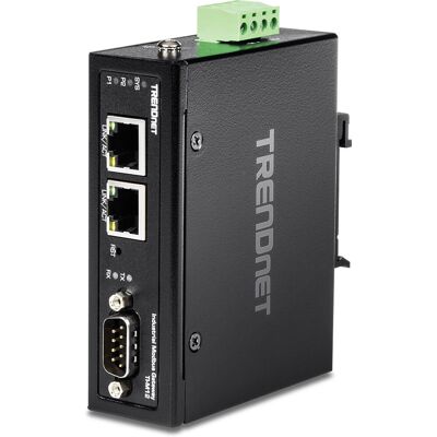 Puerta de enlace Trendnet TI-M12 - Industrial, 100Mb, RS-232, RS-485 Puerta de enlace Trendnet TI-M12 - Industrial, 100Mb, RS-232, RS-485