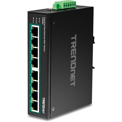 Switch Réseau Trendnet TI-PE80 8 Ports PoE+ - Non géré 10/100 Switch Réseau Trendnet TI-PE80 8 Ports PoE+ - Non géré 10/100