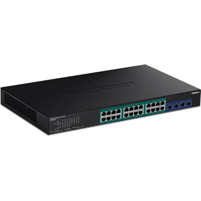 Trendnet TPE-30284 Managed Gigabit Ethernet Switch - 24 Poorten - PoE+ Trendnet TPE-30284 Managed Gigabit Ethernet Switch - 24 Poorten - PoE+