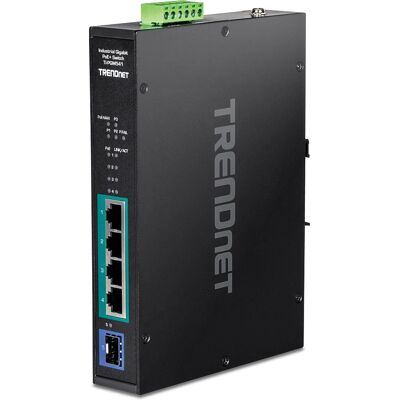 Trendnet TI-PGM541 Gigabit Switch - 4 PoE+ Ports - IP30 Trendnet TI-PGM541 Gigabit Switch - 4 PoE+ Ports - IP30