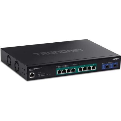 TRENDnet Tpe 3102ws - Switch - L3 - Smart - 8 X 100/1000/2,5g (Poe+) + 2 X 10 Gigabit Sfp+ - Rackmontage - Poe+ (240 W) - Taa Kompatibel TRENDnet Tpe 3102ws - Switch - L3 - Smart - 8 X 100/1000/2,5g (Poe+) + 2 X 10 Gigabit Sfp+ - Rackmontage - Poe+ (240 W) - Taa Kompatibel