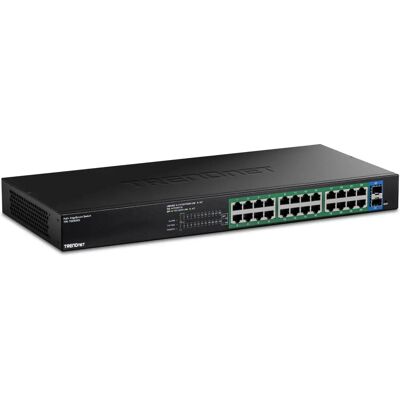 Trendnet TPE-TG262ES 26-Port Gigabit Switch - Edgesmart, PoE+ Trendnet TPE-TG262ES 26-Port Gigabit Switch - Edgesmart, PoE+