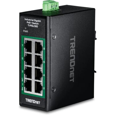 Trendnet 8-Port Industriële Gigabit Switch Trendnet 8-Port Industriële Gigabit Switch