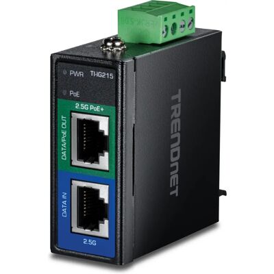Trendnet TI-IG215 Adaptateur PoE - Ethernet 2.5G Industriel - Publicité Trendnet TI-IG215 Adaptateur PoE - Ethernet 2.5G Industriel - Publicité