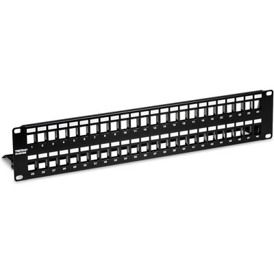 Trendnet TC-KP48S Panel de 48 puertos Blindado - 2U Montaje en Rack Trendnet TC-KP48S Panel de 48 puertos Blindado - 2U Montaje en Rack