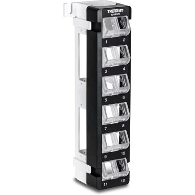 Trendnet TC-KP12V Panel de conexiones Keystone 12 puertos montaje en pared - Patch Panel Trendnet TC-KP12V Panel de conexiones Keystone 12 puertos montaje en pared - Patch Panel