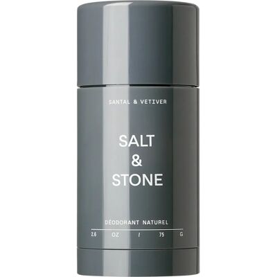 Dezodor Naturalny Vetiver i Santal Salt & Stone - Dla wrażliwej skóry - 75g Dezodor Naturalny Vetiver i Santal Salt & Stone - Dla wrażliwej skóry - 75g