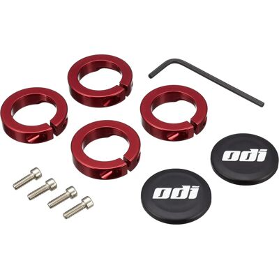 ODI Lock-On Klemmen - Rot, 7mm, 4er Set ODI Lock-On Klemmen - Rot, 7mm, 4er Set