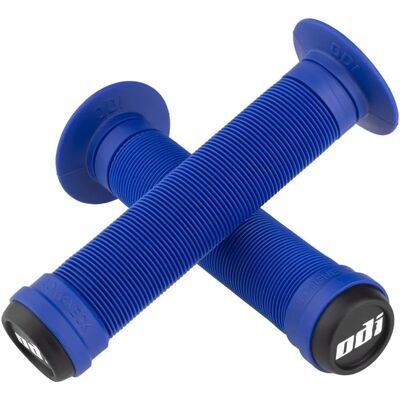 Poignées de guidon BMX Longneck ST ODI - Bleu - Publicité Poignées de guidon BMX Longneck ST ODI - Bleu - Publicité