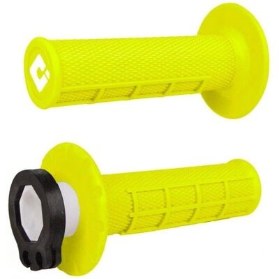 ODI MX V2 Lock-on Halb-Waffel Griffe - Gelb ODI MX V2 Lock-on Halb-Waffel Griffe - Gelb