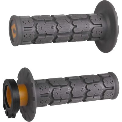 ODI MX V2 Rogue Lock-On - Graphit - Halb-Waffel - Griffe ODI MX V2 Rogue Lock-On - Graphit - Halb-Waffel - Griffe