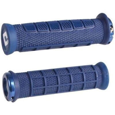 Chwyty ODI Elite Pro Lock-On 2.1 Granatowy Niebieski - Kierownica Chwyty ODI Elite Pro Lock-On 2.1 Granatowy Niebieski - Kierownica