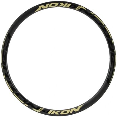 Jante IKON sans surface de frein de 28 trous - Noir/Sable - 451x22 mm - Publicité Jante IKON sans surface de frein de 28 trous - Noir/Sable - 451x22 mm - Publicité