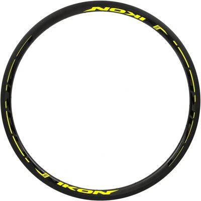 Roue arrière en carbone IKON 451x22 - Compatible V-brake - Publicité Roue arrière en carbone IKON 451x22 - Compatible V-brake - Publicité