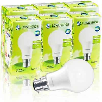 LOWENERGIE - LED Bulb 10W - B22 Bayonet - 3000K - Light Bulb LOWENERGIE - LED Bulb 10W - B22 Bayonet - 3000K - Light Bulb