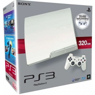 Sony PlayStation 3 Slim 320GB Wi-Fi Weiß - PlayStation 3 Slim Sony PlayStation 3 Slim 320GB Wi-Fi Weiß - PlayStation 3 Slim