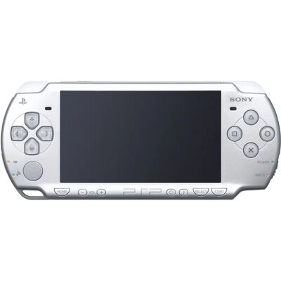 Sony PSP Ice Silver Slim & Lite Portable Game Console - Game Console Sony PSP Ice Silver Slim & Lite Portable Game Console - Game Console
