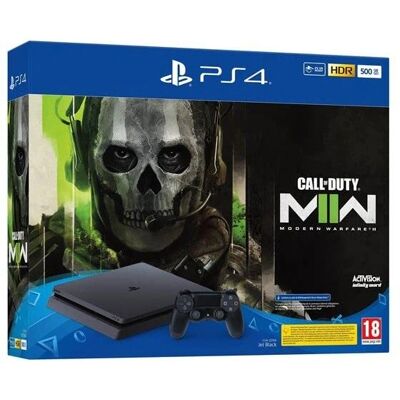 Sony PlayStation 4 (PS4) Slim - 500 Go + Call of Duty: Modern Warfare II - Publicité Sony PlayStation 4 (PS4) Slim - 500 Go + Call of Duty: Modern Warfare II - Publicité
