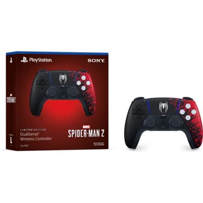 Manette sans fil Sony DualSense - Édition limitée Marvel’s Spider-Man 2 - Publicité Manette sans fil Sony DualSense - Édition limitée Marvel’s Spider-Man 2 - Publicité