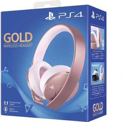 Casque sans fil Sony Gold - Édition Rose Or pour PS4 & VR - Publicité Casque sans fil Sony Gold - Édition Rose Or pour PS4 & VR - Publicité