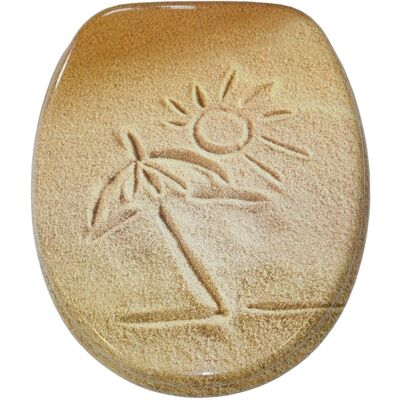 Siège de toilette beige Sunshine - Sanilo, Soft-Close - Publicité Siège de toilette beige Sunshine - Sanilo, Soft-Close - Publicité