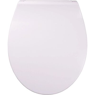 Siège WC Flat Blanc Sanilo - Fermeture douce, Universel - Publicité Siège WC Flat Blanc Sanilo - Fermeture douce, Universel - Publicité